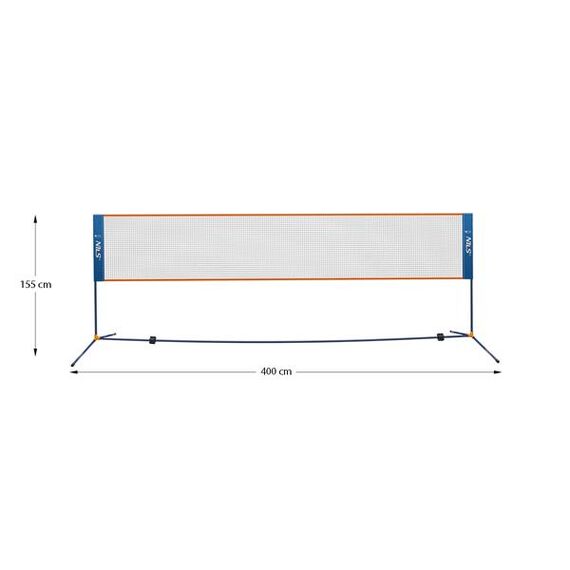 NILS Siatka Do Badmintona 400cm Pokrowiec Pełny, 4 zdjęcie