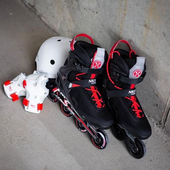 NILS EXTREME Czarne Łyżworolki Extreme, Rozmiar: 38, 5 zdjęcie