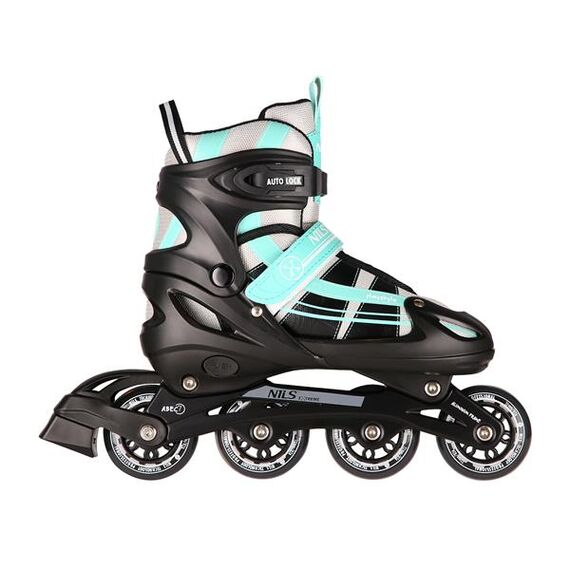 NH18366A 2W1 Miętowe Łyżworolki Z Wymienną Płozą Hokejową NILS EXTREME, Rozmiar: M (35-38), 7 zdjęcie