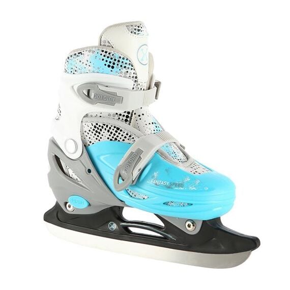 NH18331 Łyżworolki Z Wymienną Płozą Hokejową  4W1 Niebieskie NILS EXTREME, Rozmiar: S (31-34), 11 zdjęcie