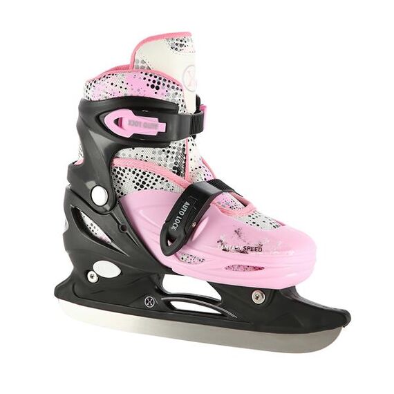 NH18331 Łyżworolki Z Wymienną Płozą Hokejową 4W1 Różowe NILS EXTREME, Rozmiar: M (35-38), 11 zdjęcie