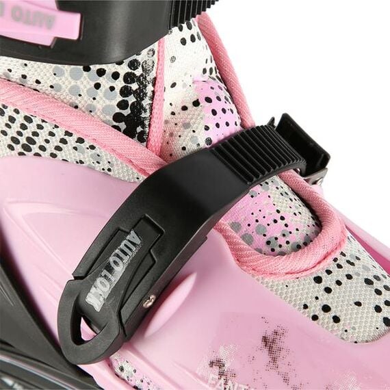 NH18331 Łyżworolki Z Wymienną Płozą Hokejową 4W1 Różowe NILS EXTREME, Rozmiar: S (31-34), 10 zdjęcie