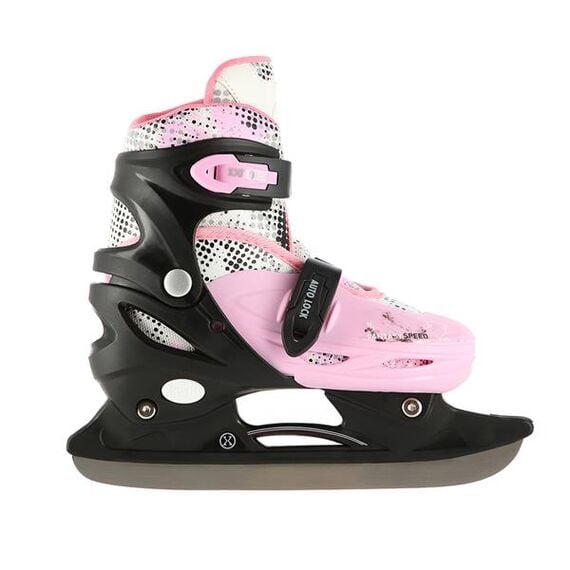 NH18331 Łyżworolki Z Wymienną Płozą Hokejową 4W1 Różowe NILS EXTREME, Rozmiar: S (31-34), 14 zdjęcie