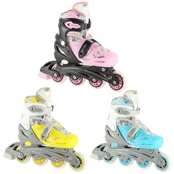 NH18331 Łyżworolki Z Wymienną Płozą Hokejową 4W1 Różowe NILS EXTREME, Rozmiar: S (31-34), 17 zdjęcie