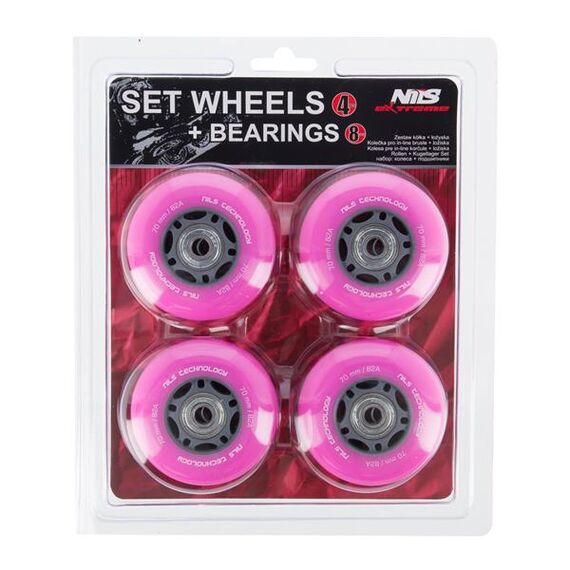 NILS EXTREME 70X24 82A (4szt) Różowe + Abec-7 (8szt) Zestaw Extreme, 4 zdjęcie