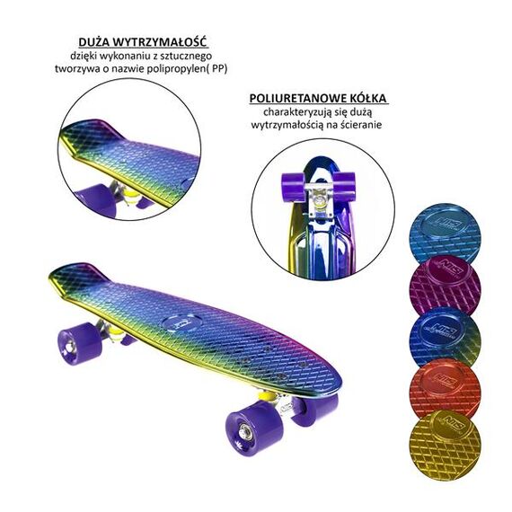 NILS EXTREME Blue Electrostyle Pennyboard Deskorolka Extreme, 9 zdjęcie