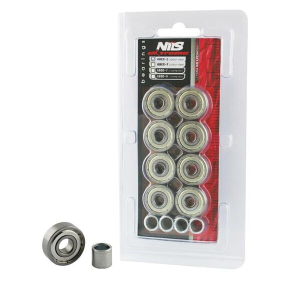 Łożyska ABEC 7 Carbon (8 szt) NILS EXTREME