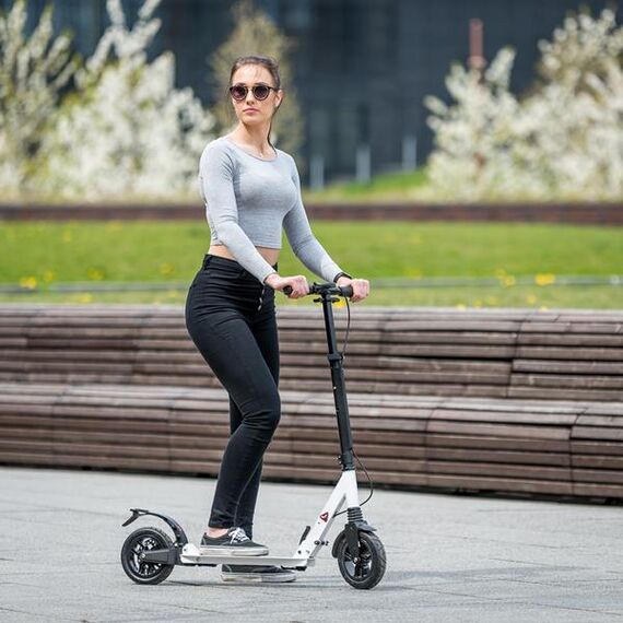 HM208T White Hulajnoga z Hamulcem Tarczowym NILS EXTREME, 16 zdjęcie