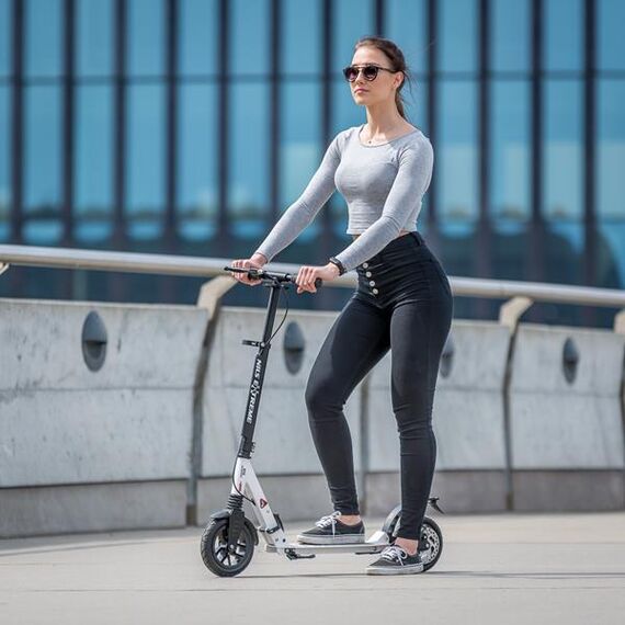 HM208T White Hulajnoga z Hamulcem Tarczowym NILS EXTREME, 17 zdjęcie