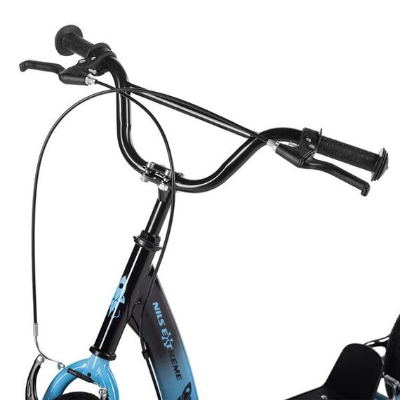 WH113N Blue 12" Hulajnoga Z Pompowanymi Kołami NILS EXTREME, 6 zdjęcie WH113N Blue 12" Hulajnoga Z Pompowanymi Kołami NILS EXTREME, 6 zdjęcie