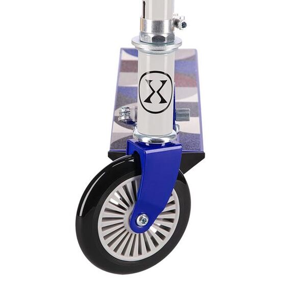 HD026 Grey-Dark Blue Hulajnoga NILS EXTREME, 3 zdjęcie