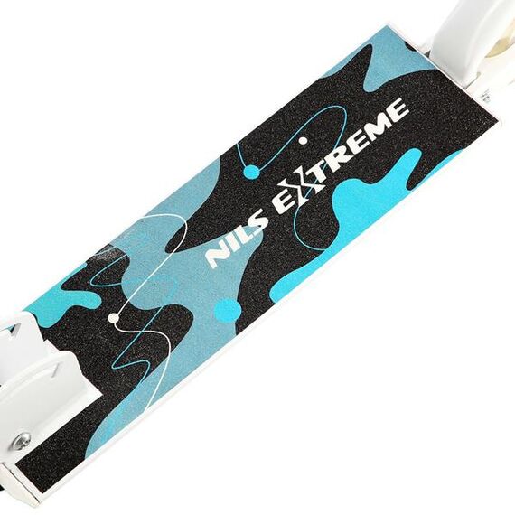 NILS EXTREME hulajnoga dla dzieci z kauczukowymi kołami HD505 niebieska, Kolor: niebieski, 6 zdjęcie