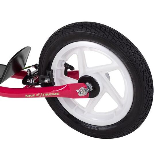 WH113C Pink 12" Hulajnoga Z Pompowanymi Kołami NILS EXTREME, 7 zdjęcie