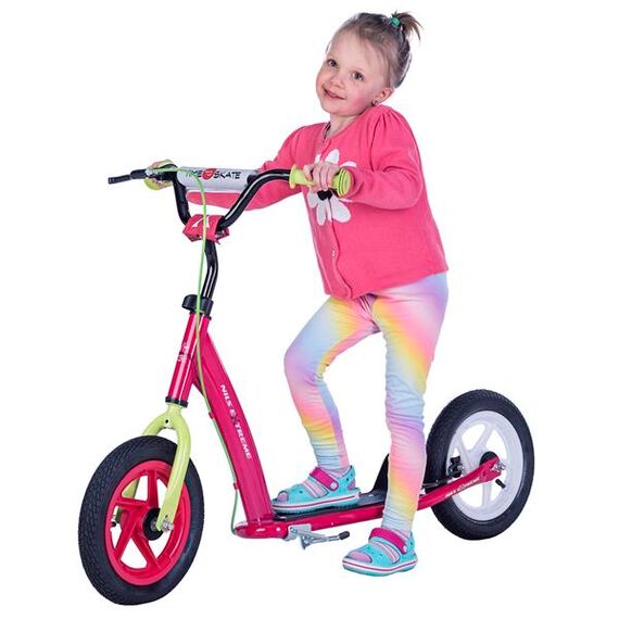 WH113C Pink 12" Hulajnoga Z Pompowanymi Kołami NILS EXTREME, 9 zdjęcie