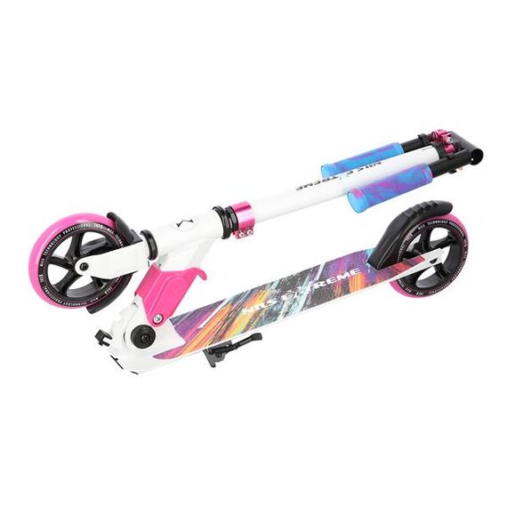 NILS EXTREME hulajnoga miejska dla dziewczynek HD505 czarna/różowa, Kolor: różowy, 11 zdjęcie