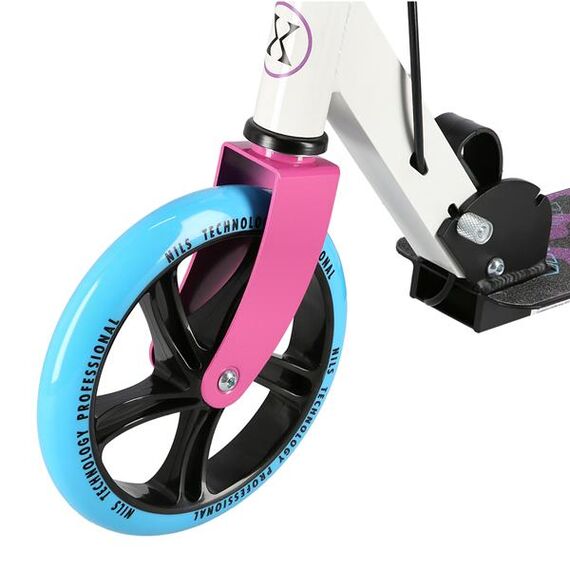 HM010​7 White-Pink Hulajnoga NILS EXTREME, 4 zdjęcie