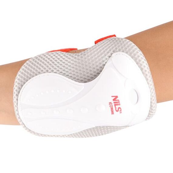 NILS EXTREME Białe M Zestaw Ochraniaczy Extreme, 4 zdjęcie