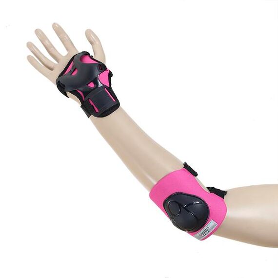 NILS EXTREME Czarno-Różowy Xs Zestaw Ochraniaczy Extreme, 6 zdjęcie