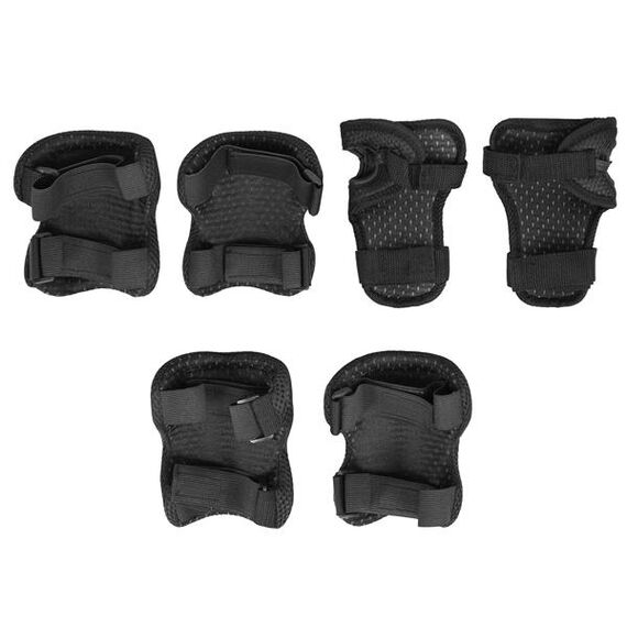 NILS EXTREME zestaw ochraniaczy na rolki deskorolkę H320 czarne/żółte, Kolor: żółty, Rozmiar: S, 6 zdjęcie