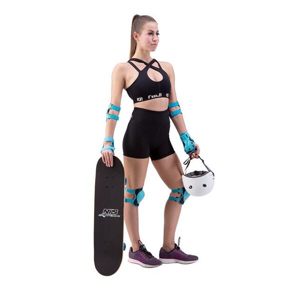 NILS EXTREME Niebieski M Zestaw Ochraniaczy Extreme, 2 zdjęcie