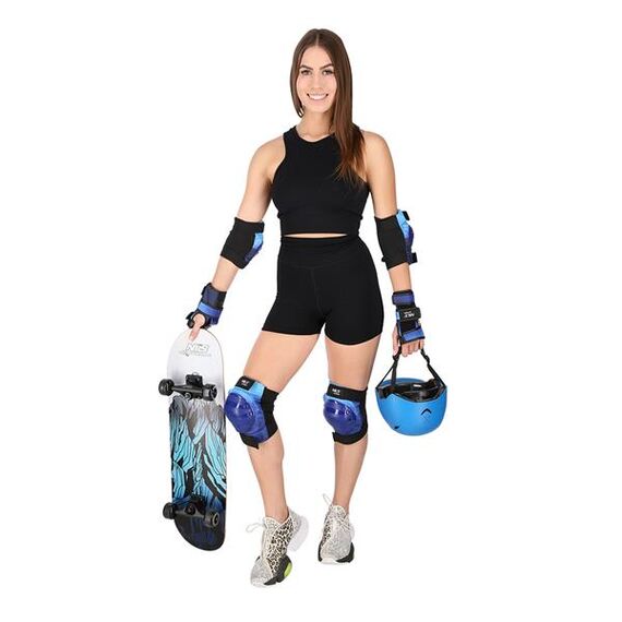 NILS EXTREME Niebieskie S Zestaw Ochraniaczy Extreme, 2 zdjęcie