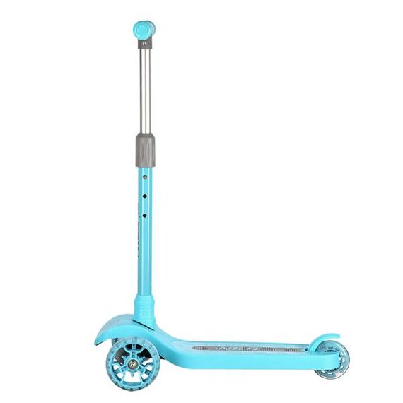 NILS FUN Turquoise Hulajnoga dziecięca Fun wysokość 81 cm, LED kółka i podest, 5 zdjęcie
