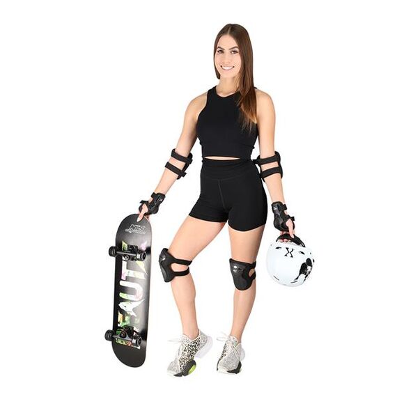 H8334 Zestaw Ochraniaczy Czarny L  NILS EXTREME, 2 zdjęcie