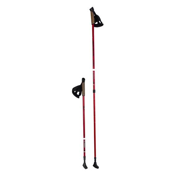 NILS Kije Nordic Walking z regulacją wysokości od 86 do 140 cm czerwone, 4 zdjęcie