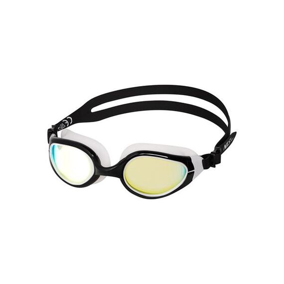 NQG480MAF Okularki Pływackie NILS AQUA czarne, Kolor: czarno-białe