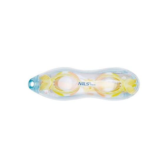 NQG870SAF Junior Okularki Pływackie Syrenka NILS AQUA, Kolor: żółty, 8 zdjęcie
