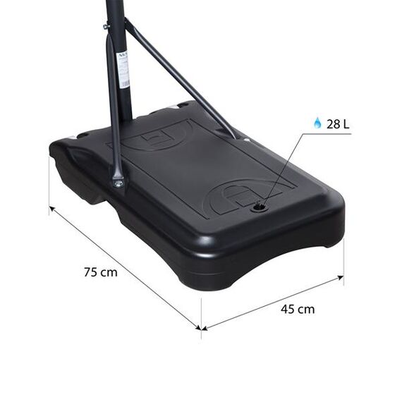 NILS ZDK018 Kosz Do Koszykówki 2 - 2,46 m, 5 zdjęcie