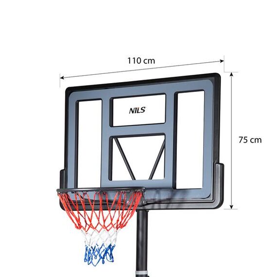 NILS ZDKA21 Kosz Do Koszykówki 2,92 - 3,67 m, 4 zdjęcie