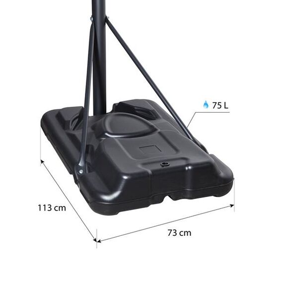 NILS ZDKA21 Kosz Do Koszykówki 2,92 - 3,67 m, 5 zdjęcie