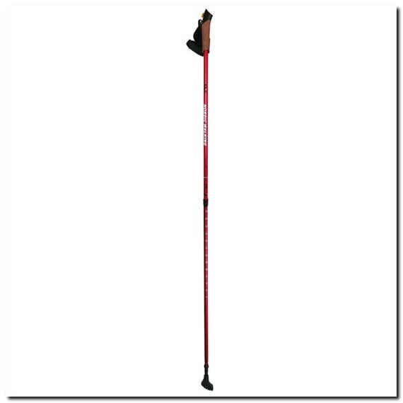 NILS Red Kije Nordic Walking z regulacją wysokości od 87 do 135 cm, 2 zdjęcie