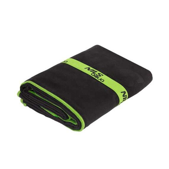 NAR11 Ręcznik Z Mikrofibry 140X70 Cm NILS AQUA, Kolor: czarny, Rozmiar: 140 x 70 cm, 2 zdjęcie