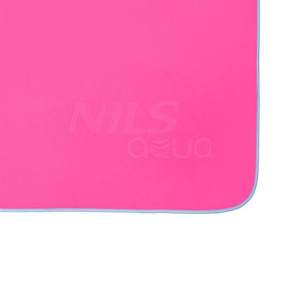 NAR11 Ręcznik Z Mikrofibry 140X70 Cm NILS AQUA, Kolor: różowy, Rozmiar: 140 x 70 cm, 4 zdjęcie