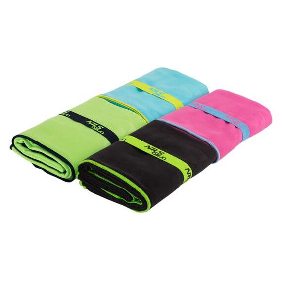 NAR11 Ręcznik Z Mikrofibry 140X70 Cm NILS AQUA, Kolor: różowy, Rozmiar: 140 x 70 cm, 16 zdjęcie