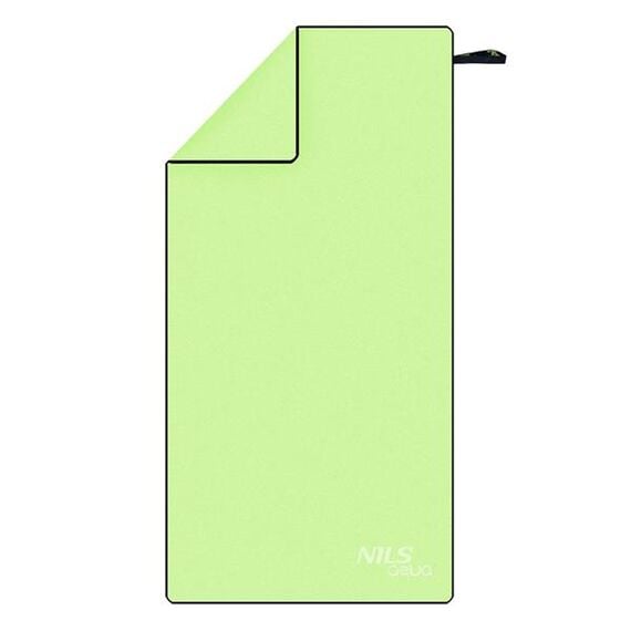 NAR11 Ręcznik Z Mikrofibry 140X70 Cm NILS AQUA, Kolor: zielony, Rozmiar: 140 x 70 cm