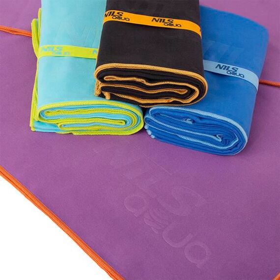 NAR12 Ręcznik Z Mikrofibry 180X100 cm NILS AQUA, Kolor: niebieski, Rozmiar: 180 x 100 cm, 18 zdjęcie