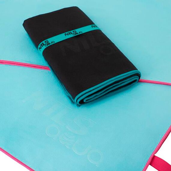 NAR13 Ręcznik Z Mikrofibry 200X90 Cm NILS AQUA, Kolor: niebieski, Rozmiar: 200 x 90 cm, 16 zdjęcie