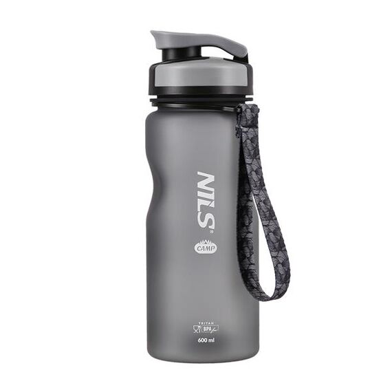 NILS CAMP NC1740 butelka na wodę bidon sportowy 600ml różowa, Kolor: czarny