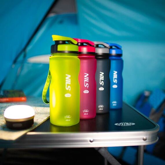 NILS CAMP NC1740 butelka na wodę bidon sportowy 600ml różowa, Kolor: zielony, 9 zdjęcie