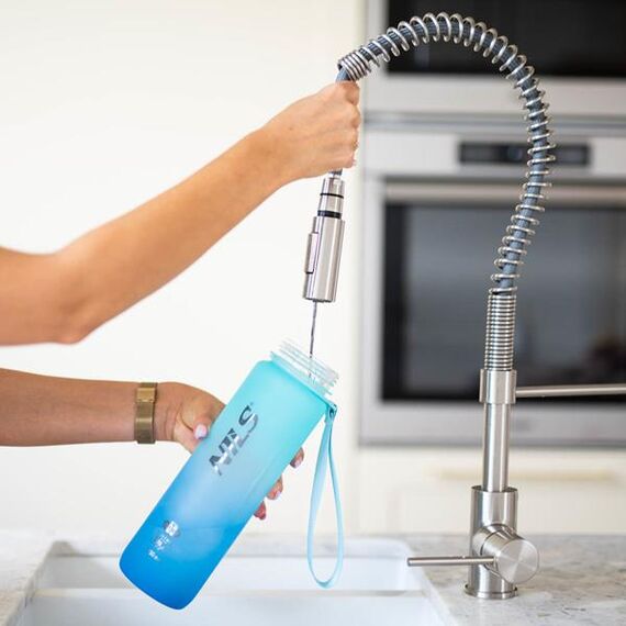 NILS CAMP NCD04 butelka na wodę 950ml tritanowa bidon sportowy niebieska, Kolor: niebieski, 3 zdjęcie