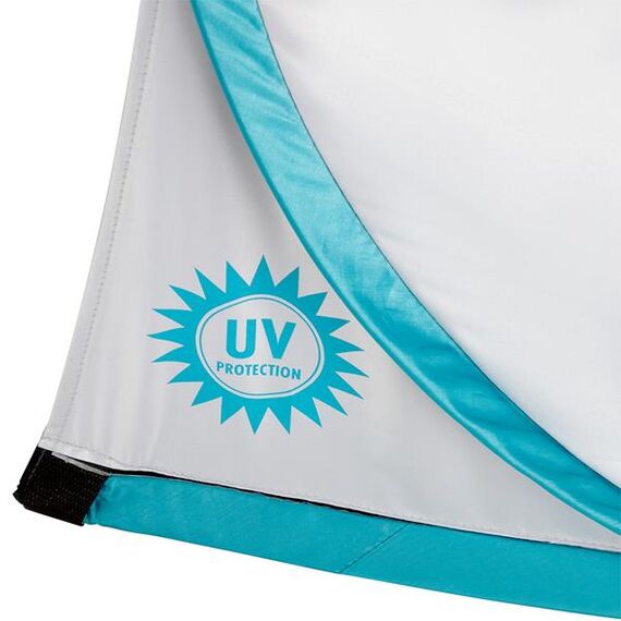 NILS NC3173 Szaro-Turkusowy Namiot Plażowy Samorozkładający Podłoga Camp, 10 zdjęcie