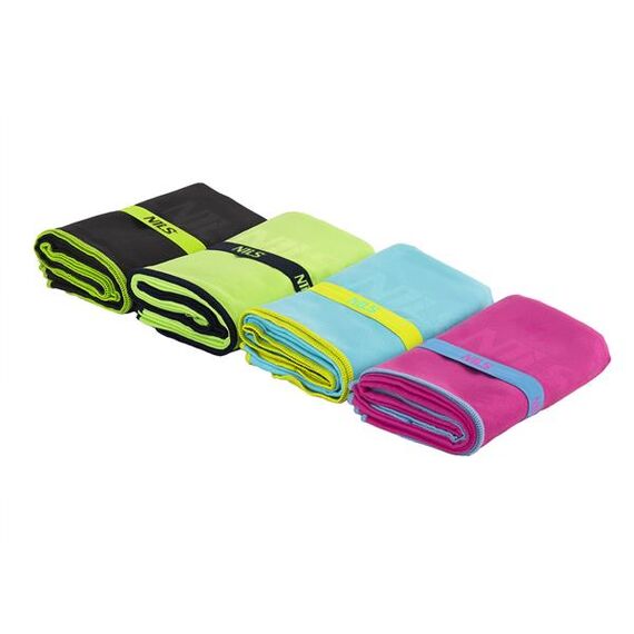 NILS NCR11 Ręcznik Z Mikrofibry 140X70 cm, Kolor: czarny, 12 zdjęcie