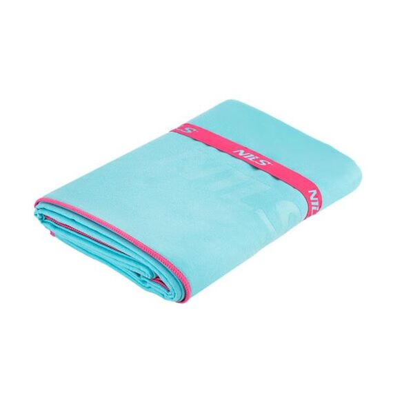 Ręcznik turystyczny szybkoschnący z mikrofirby 200x90cm NILS CAMP NCR13 jasnoniebieski, Kolor: jasnoniebieski, Rozmiar: 200 x 90 cm, 2 zdjęcie