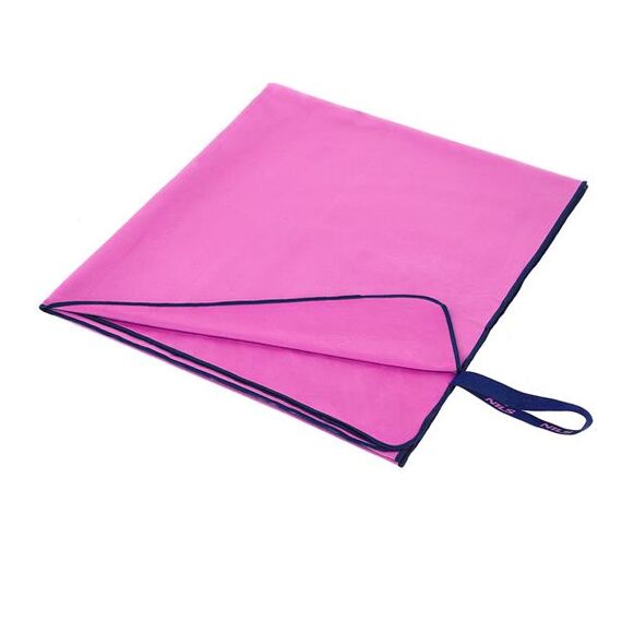 Ręcznik turystyczny szybkoschnący z mikrofirby 200x90cm NILS CAMP NCR13 różowy, Kolor: różowy, Rozmiar: 200 x 90 cm, 8 zdjęcie