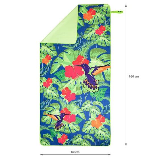 NILS NCR14 Ręcznik Z Mikrofibry Kwiaty 160X80 cm, 10 zdjęcie