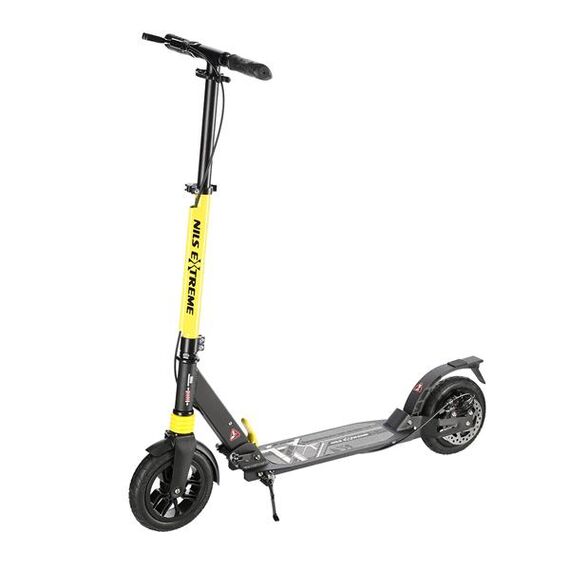 HM208T Hulajnoga Z Hamulcem Tarczowym Black-Yellow NILS EXTREME