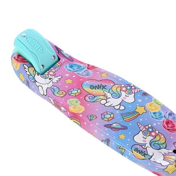 NILS FUN HLB15A Mint Led Hulajnoga Dziecięca Fun, 9 zdjęcie